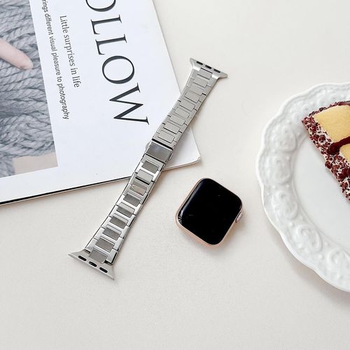 Pour Apple Watch Series 9 8 7 41mm / 6 5 4 Se (2022) Se (2023) Se 40mm / 3 2 1 38mm Acier Inoxydable W