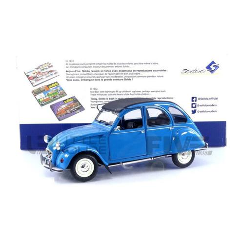 Solido 1/18 1805026 Citroen 2 Cv6 - 1982 Diecast Modelcar-Solido