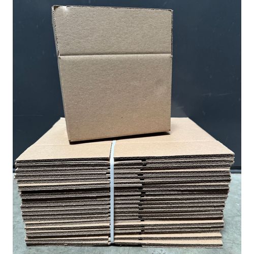Lot de 20 cartons simple cannelure 17x12x12cm