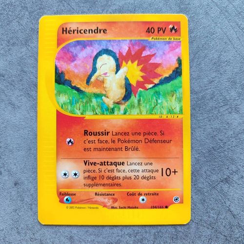 Carte Pokémon Héricendre 104/165