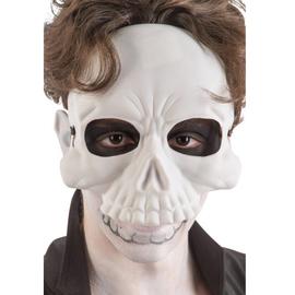 Demi masque tête de mort - Accessoire adulte pas cher 