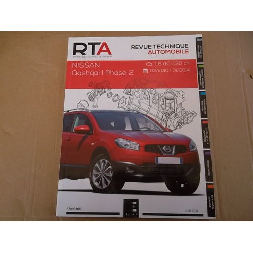 Revue Technique Nissan Qashqai 1 Phase 2 Depuis 2010