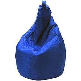 Dmora Pouf De Couleur Unie,Couleur Bleue,Dimensions 80x120x80cm