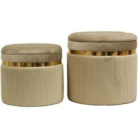 Pouf Rond Élégant