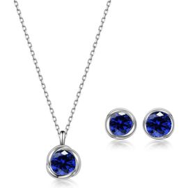 Parure Bijoux Femme En Argent Sterling 925 Ensembles Collier Et