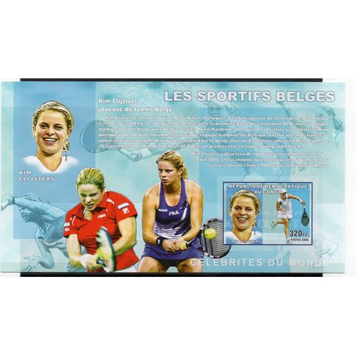 Congo-Kinshasa Timbre Kim Clijsters 2006
