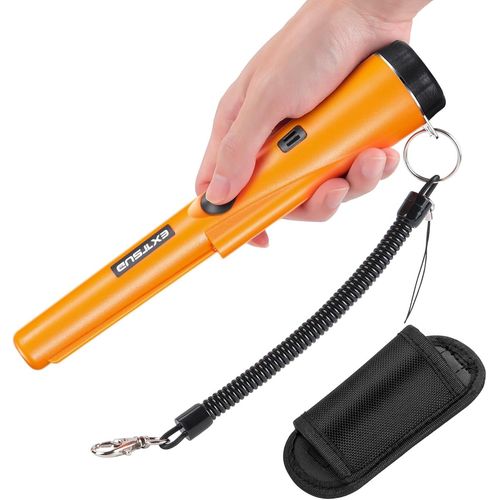 Détecteur De Métaux Portable Pointeur De Métaux Ip66 Étanche Scan À 360 ° Chasse Au Trésor Pour Sécurité,Vestiges,Bijoux Pour Enfants Adultes
