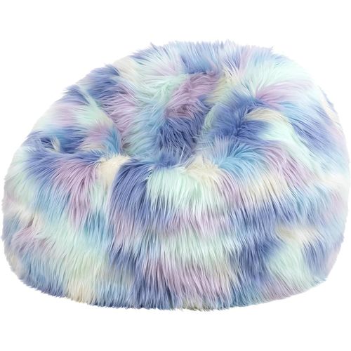 Kenai Classique Pouf Enfant,Fausse Fourrure,Pour Poire Avec Remplissage,Chaise Enfant,Fauteuil Chambre,Meuble Chambre,Meuble Salon,Licorne