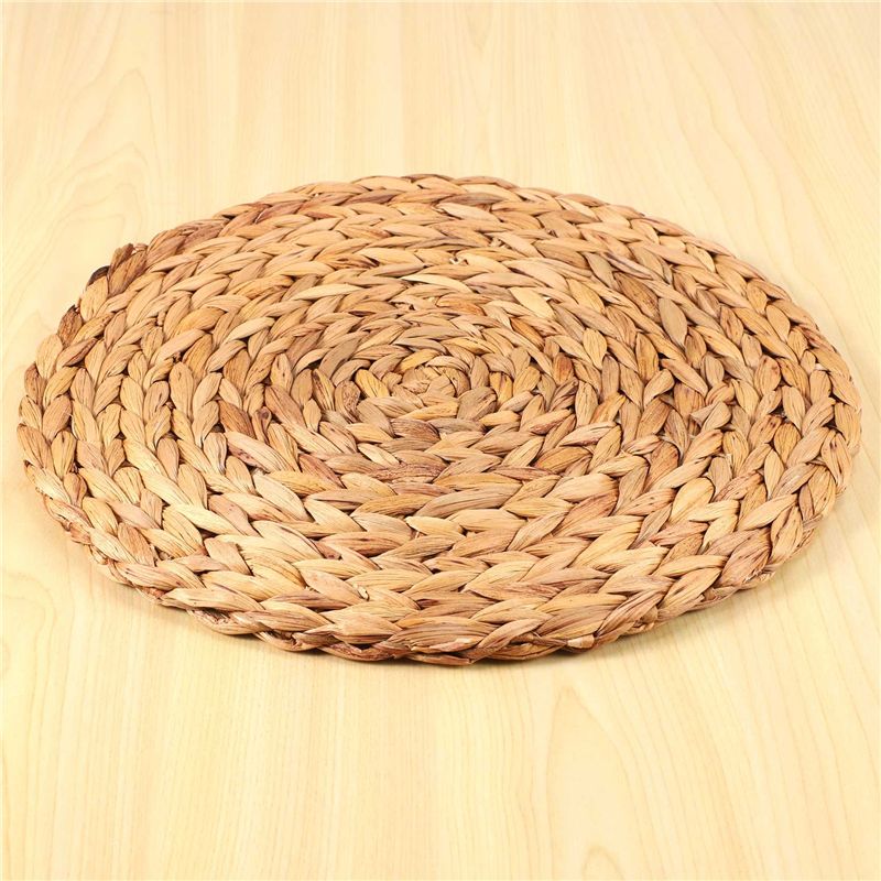 4pc Naturel Gourde D' Tiss Set De Table Rond De R... - 6
