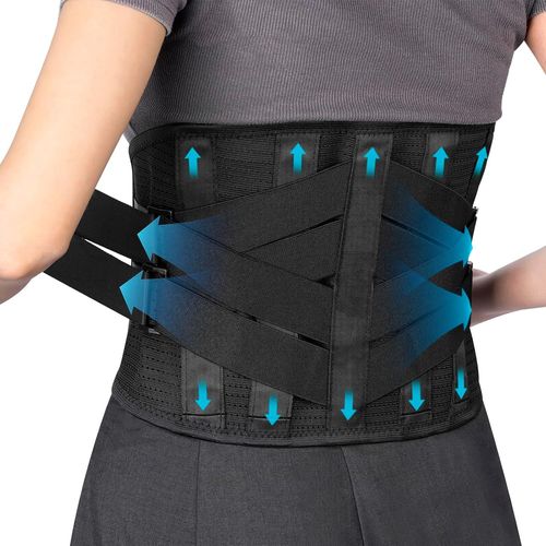 Ceinture Lombaire Ceinture Dorsale De Soutien Pour Hommes Et Femmes Pour Soulager Les Douleurs Lombaires,Réglable Maintien Dos Avec 8 Soutien Interchangeable Et 3 Élastique
