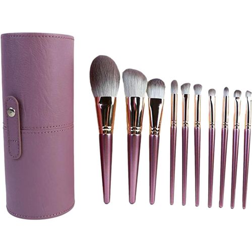 Pinceaux De Maquillage De Voyage Pinceaux De Maquillage Maquillage Set De 10 Pinceaux De Fond De Teint En Poudre,Pinceaux De Maquillage Cosmétique Pour Animaux Avec Sac Organisateur De Cosmétiques De 