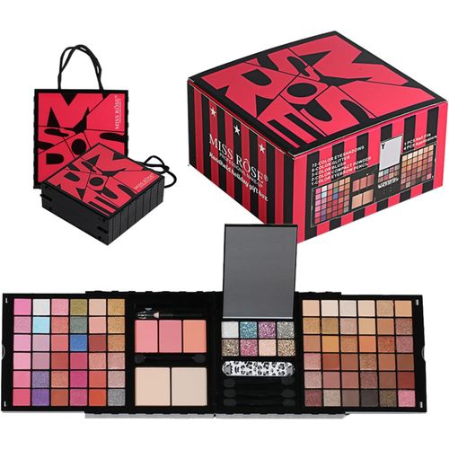 104 Couleurs Coffrets De Maquillage,Palette De Maquillage Avec Ombres Paupières,Rouge À Lèvres,Bâton De Contour,Ensemble De Beauté Cosmétique Kit,Cadeau De Maquillage Pour Femmes-015y 