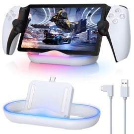 Led Chargeur Pour Ps Portal, Accessoire Compatibles Avec Playstation Portal Remote Player, Psp Support De Charge