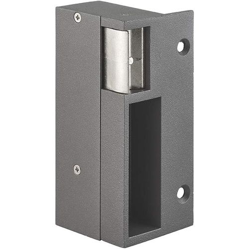 - Gâche Électrique Pour Serrure Verticale En Applique,Gauche,12/24V,Gris