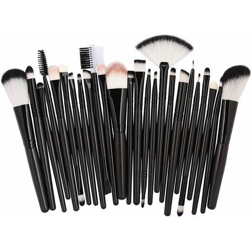 Pinceaux Maquillages Kit Pinceaux Maquillages Professionnel 25pcs Lot De Pinceaux Maquillage Avec Pinceaux Maquillages Yeux Makeup Pinceau Fond De Teint Set Pinceaux Maquillage (Noir) 