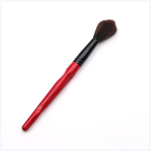 Lot De Pinceau Maquillage Poignée Longue En Plastique Rouge Classique Brosse De Maquillage De Joue À La Joue Synthétique Moelleuse Set De Pinceau Maquillage 