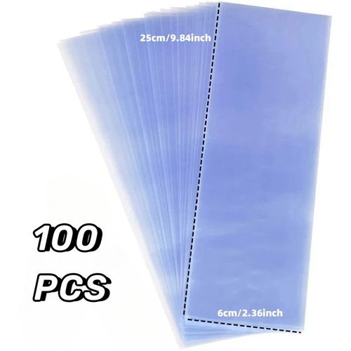 Petits Sacs Ronds Rétractables,Housse Transparente Pour Climatiseur,Télécommande Smart Tv,Étui De Protection,Anti-Poussière,Film Thermique Étanche - Type 6x25cm-100pcs #A