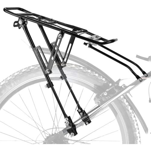 Porte Bagage De Vélo Arrière, Universel Transporteur Arrière De Vélo D'aluminium Réglable, Charge Maximale 30 Kg, Bicyclette Accessoires Équipement Vélo Racks Pour Vélo De Montagne 24/26/28