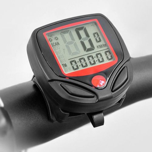 Compteur De Vitesse Numérique Filaire Étanche Pour Vélo,Odomcirculation,Table De Code,Accessoire De Cyclisme - Type Red