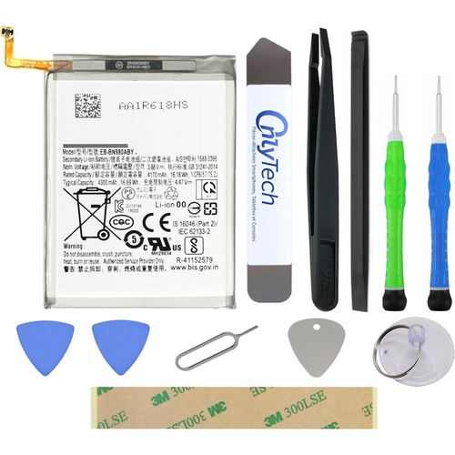 Kit De Réparation Batterie Pour Samsung Galaxy Note 20 Sm-N980 / N981-4300mah - Avec 10 Outils Et Adhésif
