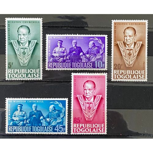 Lot De 5 Timbres Neufs Togo 1965 Y&t N° 457 À 460 + Pa 49