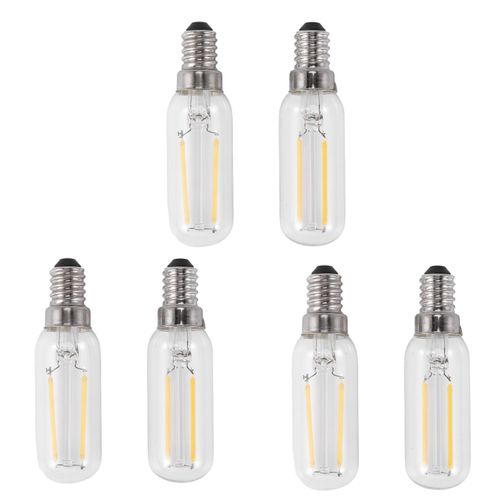 6x E14 3w Led Ampoule Ventilateur Hotte Aspirante Blanc Chaud