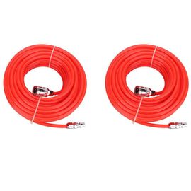2X Tuyau de Compresseur de Tube D'Air Pneumatique 20M avec Connecteur M?le / 5X8mm Tuyau Flexible de Tube Droit