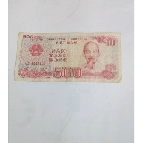 Billet 500 Dong Vietnam 1988