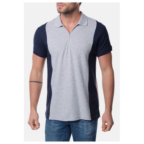 Polo Manches Courtes Gris Homme