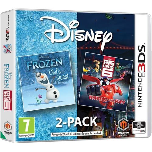 Disney Frozen Big Hero 6 Double Pack 3ds