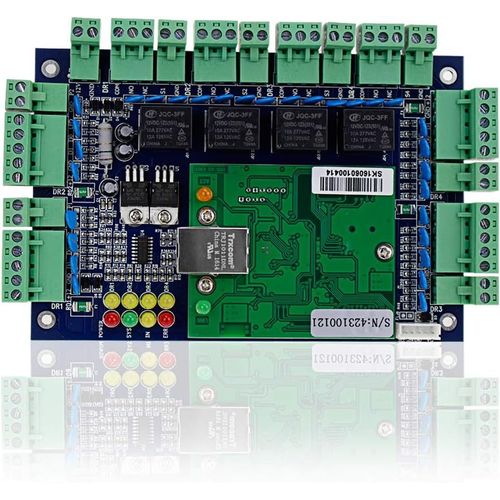 Uoweky Contrôleur De Panneau De Carte De Contrôle D'Accès Réseau Tcp/Ip Professionnel De 26 Bits Tcp Ip(4 Portes)