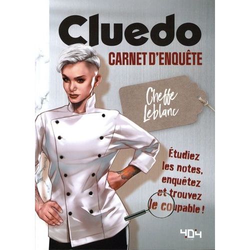 Cluedo - Carnet D'enquête Cheffe Leblanc