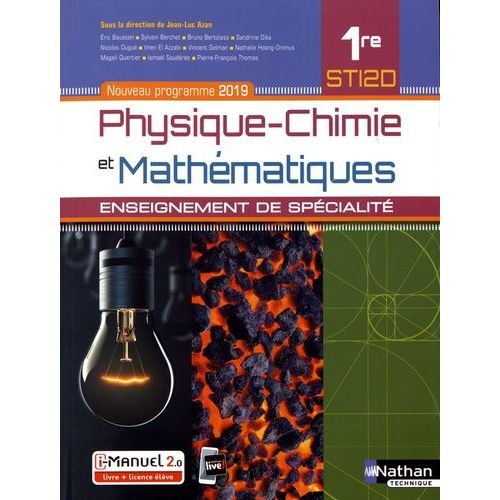 Physique-Chimie Et Mathématiques 1re Sti2d - Enseignement De Spécialité
