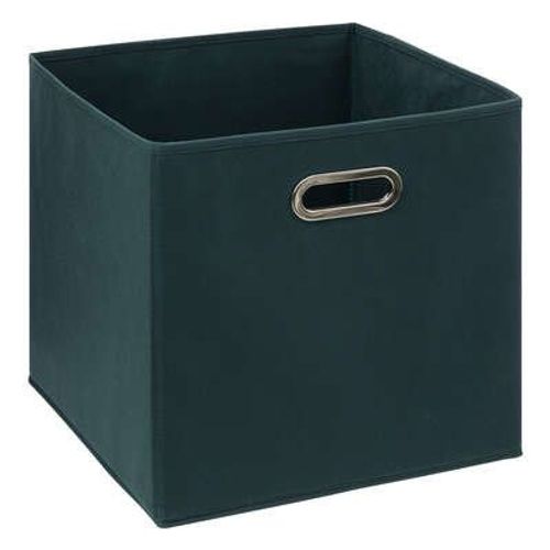 Cube De Rangement Bleu Pétrole 31 X 31 Cm.