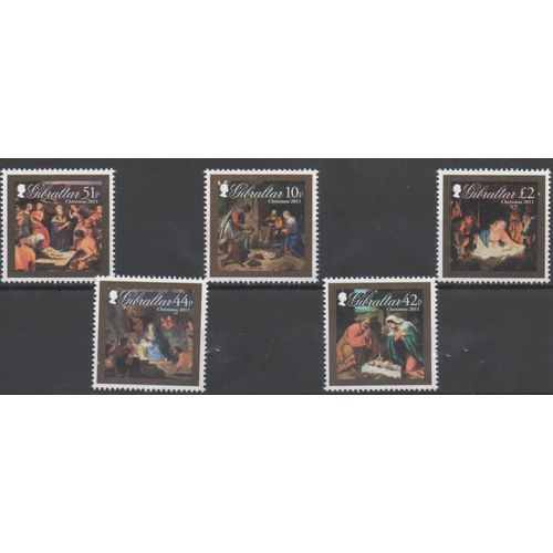 Gibraltar Timbres Noël 2011