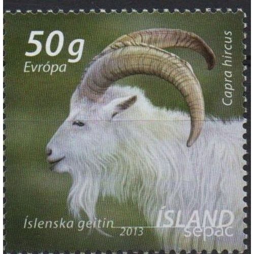 Islande Timbre La Chèvre 2013