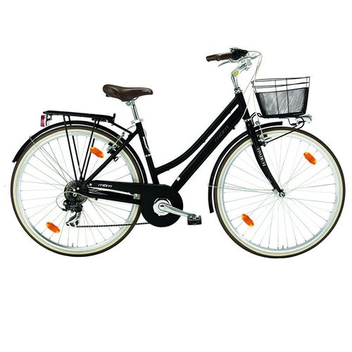 Vélo Femme Boulevard 28 Pouces 18 Vitesses Noir