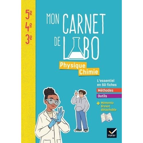 Mon Carnet De Labo Physique Chimie 5e-4e-3e