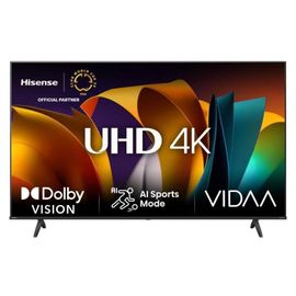 Hisense 58A6N - 58" A6N Series TV LCD rétro-éclairée par LED - Smart TV - VIDAA - 4K UHD (2160p) 3840 x 2160 - HDR - Direct LED - noir