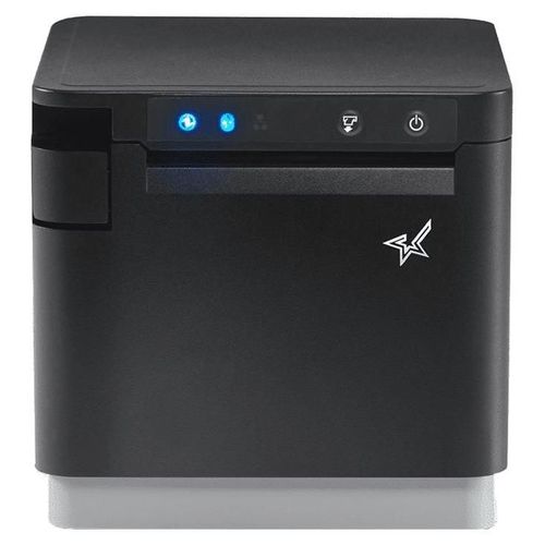 Star mC-Print3 MCP31CBI - Imprimante de reçus - thermique direct - Rouleau (8 cm) - 203 dpi - jusqu'à 400 mm/sec - USB-C, LAN, Bluetooth, hôte USB - outil de coupe - noir