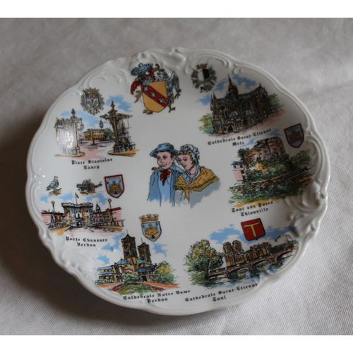 Assiette En Porcelaine Nem Decor France "Moselle"