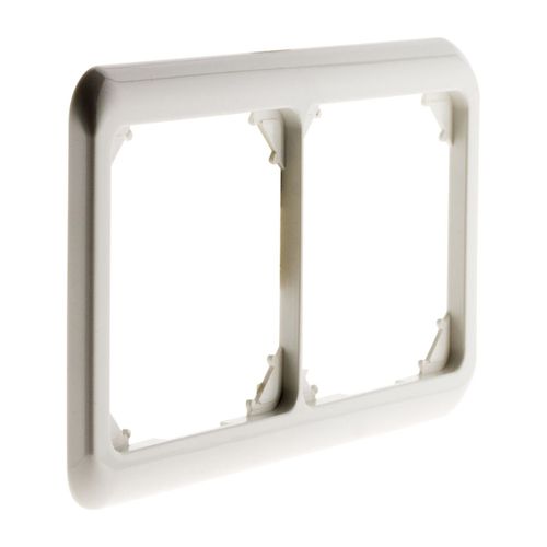 Plaque de finition double blanche - Zenitech