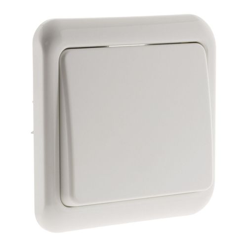Interrupteur simple Antaria - blanc - Zenitech