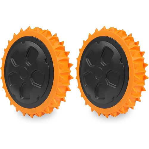 Roues Pour Worx Landroid-Lestées Tout-Terrain,Compatibles Pour Robots Tondeuses Wr141E/Wr142E/Wr143E/Wr165E/Wr167E