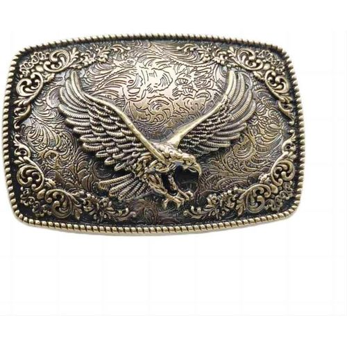 Boucle De Ceinture D'aigle Pour Les Hommes,Boucle De Ceinture D'aigle Chauve Américaine Patriotique,Boucle De Ceinture Rectangulaire D'aigle De Croix D'étoile