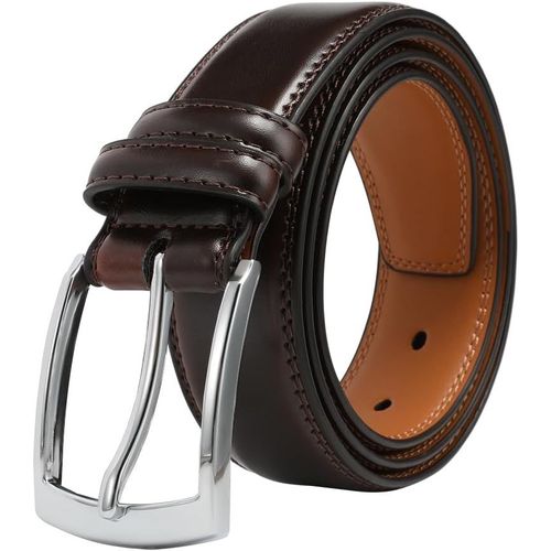 Ceinture Homme Cuir Véritable Ceinturon Costume Travail Business Style 3.5cm,Idée Cadeaux