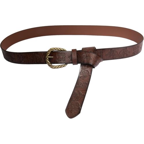 Ceinture Médiévale En Faux Cuir,Ceinture De Chevalier De La Renaissance,Ceintures En Relief À Motif De Dragon Viking,Accessoires De Costumes De Cosplay Vintage Pour Hommes