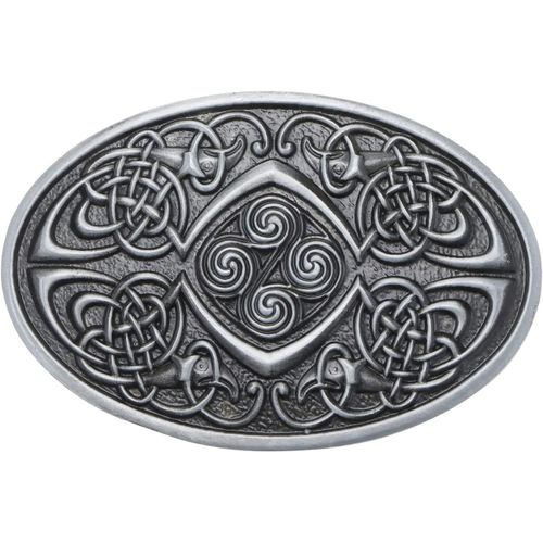 Boucle De Ceinture Vintage Homme En Métal Ovale Fermoir De Ceinture Attache De Ceinture Remplacement Pour Ceinture Hommes,3.8cm À 4cm Largeur