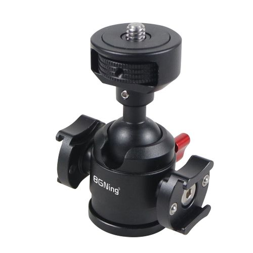 Mini trépied tête de boule pivotante avec adaptateur de montage pour chaussure froide,pour appareil photo - Type B 2x Cold Shoe