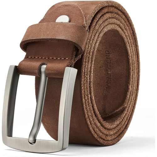 Ceinture Homme Cuir Ceinturon En Cuir Pleine Fleur,100% Cuir Véritable 38 Mm De Largeur Avec Boîte Cadeau